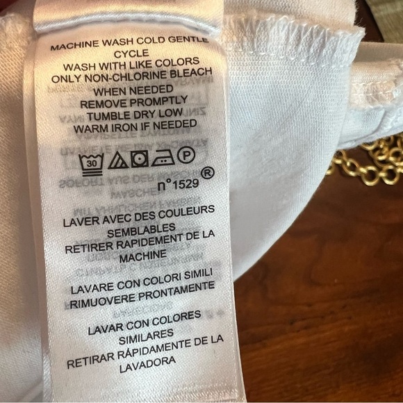 Ralph Lauren White Dress with Lace Sleeves - Size Medium - Picture 6 of 7